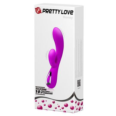 Вибромассажер серии Pretty Love "HONEY" BI-014129, Фиолетовый