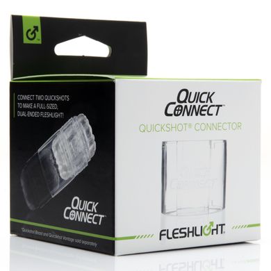 Адаптер Fleshlight Quickshot Quick Connect для з'єднання двох Квікшотов в одну іграшку
