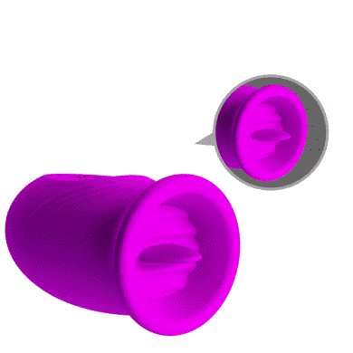 Гнучкий вібростимулятор PRETTY LOVE "DAISY" віброяйце + стимулятор клітора, BI-014749, Фиолетовый
