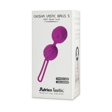 Вагинальные шарики Adrien Lastic Geisha Lastic Balls Mini Violet (S), Темно-лиловый