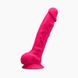 Картинка фото Фалоімітатор SilexD Vetus Pink (MODEL 1 size 8in), двошаровий, силікон + Silexpan, діаметр 4,2см інтим магазин Ейфорія