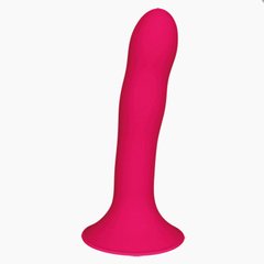 Дилдо с присоской Adrien Lastic Hitsens 4 Pink, отлично для страпона, диаметр 3.7см, длина 17,8см