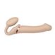 Картинка фото Безремінний страпон з вібрацією Strap-On-Me Vibrating Flesh L, діаметр 3,7 см, пульт ДК, регульовани інтим магазин Ейфорія