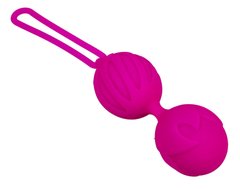 Вагинальные шарики Adrien Lastic Geisha Lastic Balls Mini Magenta (S), Пурпурно-красный