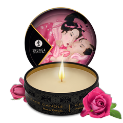 Масажна свічка Rose Petals аромат: пелюстки троянди, 30 мл. SHUNGA (Канада)