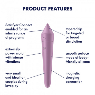 Віброкуля Ultra Power Bullet 8 колір: фіолетовий Satisfyer (Німеччина)