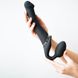 Картинка фото Безремінний страпон з вібрацією Strap-On-Me Vibrating Black L, діаметр 3,7см, пульт ДК, регульований інтим магазин Ейфорія