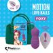 Картинка фото Вагінальні кульки з перловим масажем FeelzToys Motion Love Balls Foxy з пультом дистанційного керува інтим магазин Ейфорія