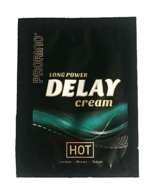 Подовжуючий крем Prorino long power Delay cream (пробник), 3 мл