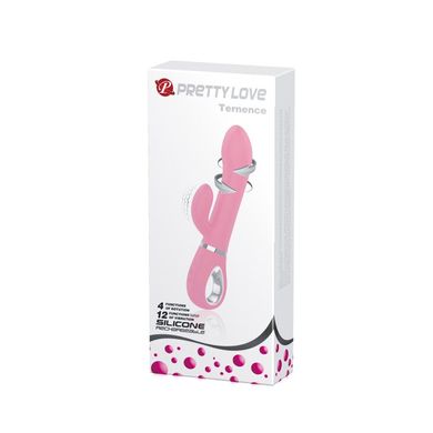 Вибратор Pretty Love « Ternence » с клиторальным стимулятором, BI-014620-1, Розовый