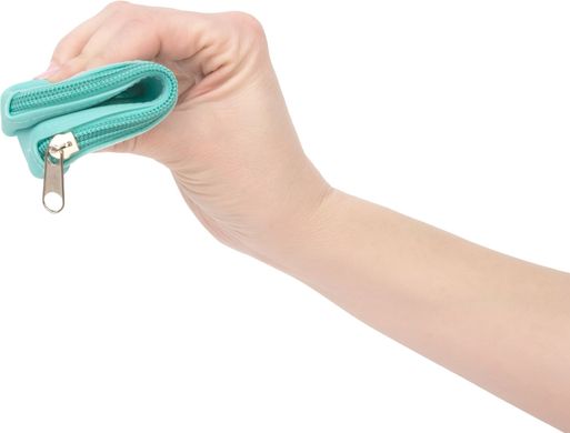 Сумка для хранения секс-игрушек PowerBullet - Silicone Zippered Bag Teal