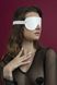 Картинка Маска на глаза Feral Feelings - Blindfold Mask, натуральная кожа, белая интим магазин Эйфория