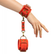 Картинка Премиум наручники LOVECRAFT красные, натуральная кожа, в подарочной упаковке интим магазин Эйфория