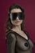 Картинка фото Маска на очі з заклепками Feral Feelings - Blindfold Mask, натуральна шкіра, чорна інтим магазин Ейфорія