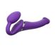 Картинка Безремневой страпон с вибрацией Strap-On-Me Vibrating Violet M диаметр 3,3см, пульт ДУ, регулируемый интим магазин Эйфория