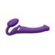Картинка фото Безремінний страпон з вібрацією Strap-On-Me Vibrating Violet M, діаметр 3,3 см, пульт ДК, регульован інтим магазин Ейфорія