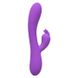 Картинка фото Вібратор-кролик Wooomy Gili-Gili Vibrator with Heat Purple, відросток з вушками, підігрів до 40°С інтим магазин Ейфорія
