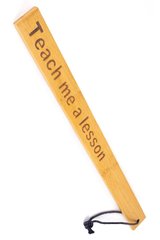 Падл Fetish Tentation — Paddle Teach me a lesson Bamboo, упакований у ПЕ пакет