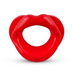 Силіконова капа-розширювач для рота у формі губ / капа-губи XOXO Blow Me A Kiss Mouth Gag - Red