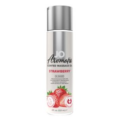 Натуральна масажна олія System JO Aromatix — Massage Oil — Strawberry 120 мл