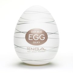Мастурбатор Tenga Egg Silky (Нежный Шелк), Белый