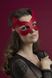 Картинка фото Маска кішечки Feral Feelings - Kitten Mask, натуральна шкіра, червона інтим магазин Ейфорія