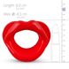Картинка фото Силіконова капа-розширювач для рота у формі губ / капа-губи XOXO Blow Me A Kiss Mouth Gag - Red інтим магазин Ейфорія