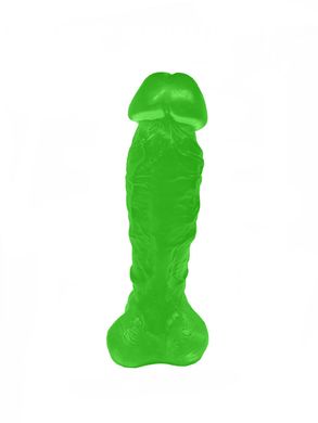 Крафтовое мыло-член с присоской Чистый Кайф Green size XL, Зелёный