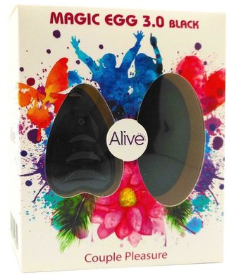Виброяйцо Alive Magic Egg 3.0 Black, Черный
