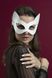 Картинка фото Маска кішечки Feral Feelings - Kitten Mask, натуральна шкіра, біла інтим магазин Ейфорія