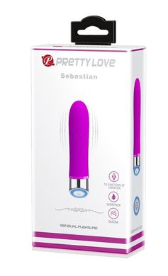 Вібромасажер серії Pretty Love Sebastian Purple, BI-014611, Рожевий