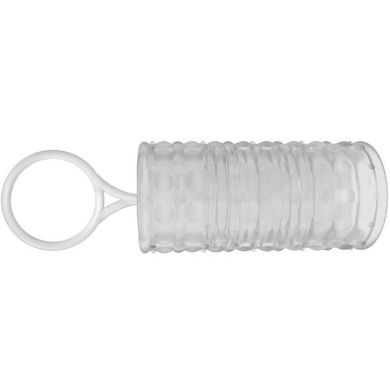 Насадка на член Dorcel Mr Reverse XL с кольцом для мошонки, стимулирующий рельеф, Полупрозрачный