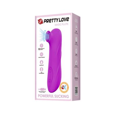 Вакуумний стимулятор клітора Pretty Love-Magic Flute, BI - 014452, Фиолетовый