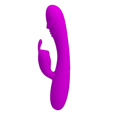 Вібратор з стимулятором клітора PRETTY LOVE-HUNTER, BI - 014285, Фиолетовый