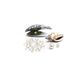 Картинка фото Прикраса для грудей MIMI зі стразами - Білий Перли інтим магазин Ейфорія