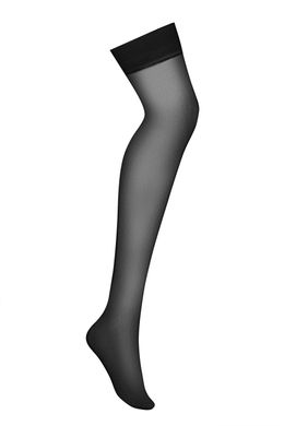 Чулки Obsessive S800 stockings Черный S/M
