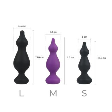 Анальная пробка Adrien Lastic Amuse Medium Purple (M), Фиолетовый