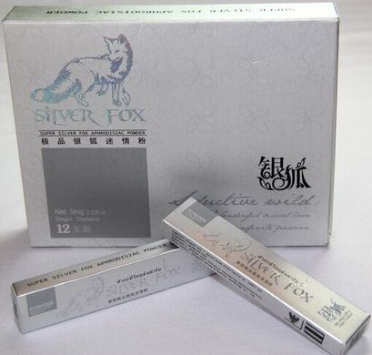 Хвилюючий порошок для жінок Срібна лисиця / Silver Fox (12 шт. В упаковці, порошок)