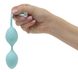 Картинка фото Розкішні вагінальні кульки PILLOW TALK - Frisky Teal з кристалом, діаметр 3,2 см, вага 49-75 гр інтим магазин Ейфорія