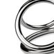 Картинка Тройное эрекционное кольцо Sinner Gear Unbendable - Triad Chamber Metal Cock and Ball Ring - Large интим магазин Эйфория