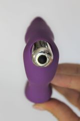 ВИБРОМАССАЖЁР L 127 мм D 29x31 мм, цвет фиолетовый, Фиолетовый