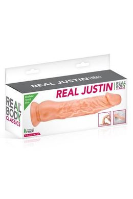 Фаллоимитатор Real Body - Real Justin, Телесный