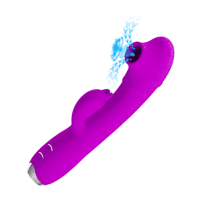 Вібратор з вакуумною стимуляцією клітора Pretty Love-Regina, BI - 014727, Фиолетовый