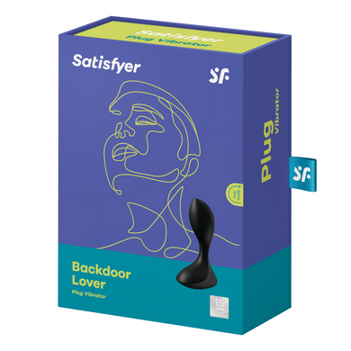 Анальна пробка з вібрацією Backdoor Lover колір: чорний Satisfyer (Німеччина)