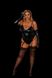 Картинка Эротический костюм кошечки "Игривая Стефани" XL, боди, перчатки, без маски интим магазин Эйфория