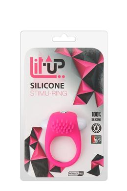 Ерекційне віброкільце LIT-UP SILICONE STIMU RING 5 PINK, Рожевий