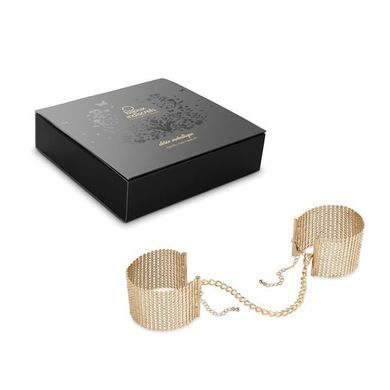 Украшение-наручники Bijoux Indiscrets Desir Metallique Handcuffs - Gold, Золотистый