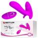 Вібробабочка з стимулятором клітора PRETTY LOVE-Remote Control Massager, BI - 014850W, Фиолетовый