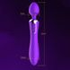 Картинка Вибромассажер двухсторнний Leten AV Heat Purple с подогревом интим магазин Эйфория