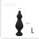 Картинка фото Анальна пробка Adrien Lastic Amuse Big Black (L) з двома переходами, макс. діаметр 4,4 см інтим магазин Ейфорія